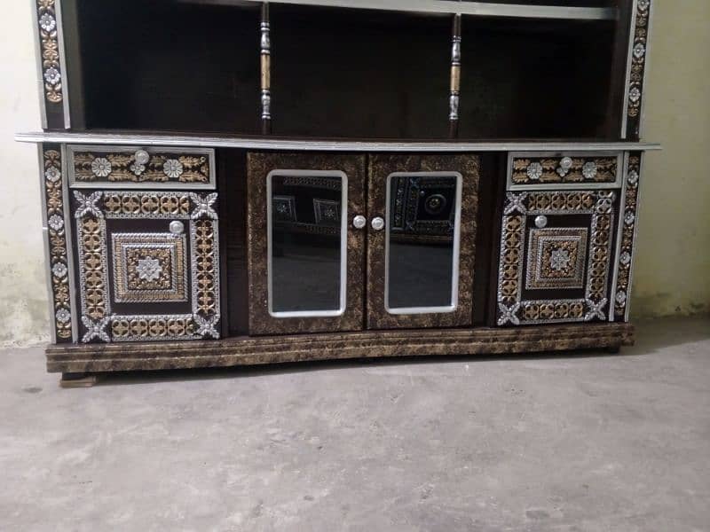 solid heavy complete bed set furniture for sale in Lahore 9