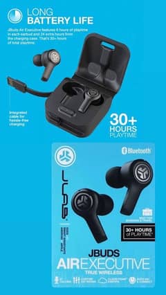 jlab earbuds branded life time battery timing