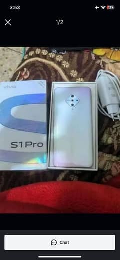 vivo s1pro 8/128 complete box urgent sale connect OLX