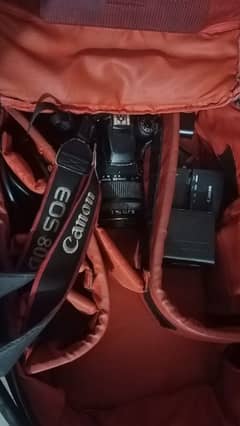 Canon eos 80d with 17-50 lens   0300-1904182