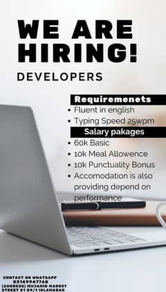 Need Developer