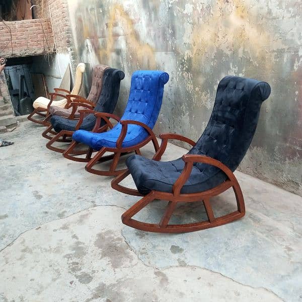 Rocking chair wooden base 1