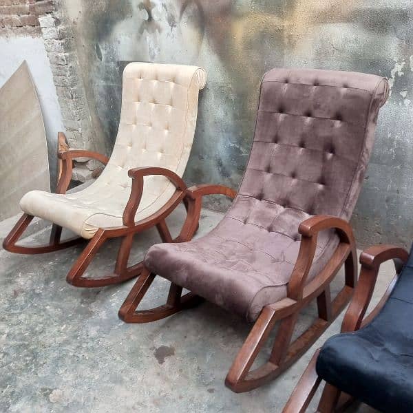 Rocking chair wooden base 2