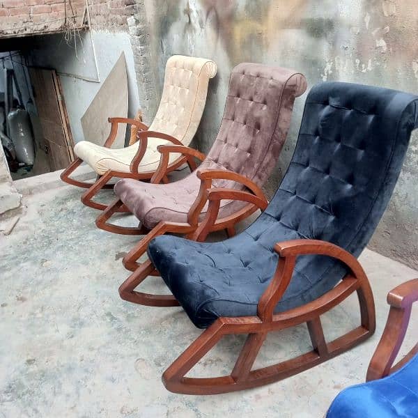 Rocking chair wooden base 3