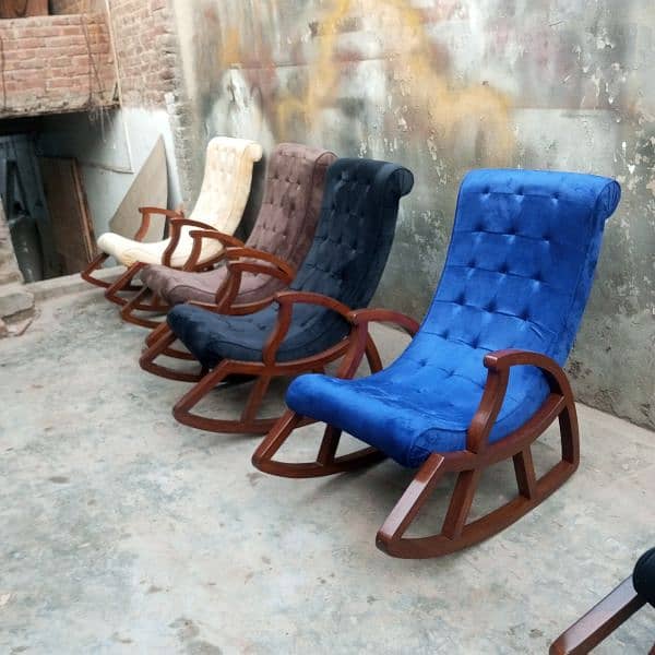 Rocking chair wooden base 4