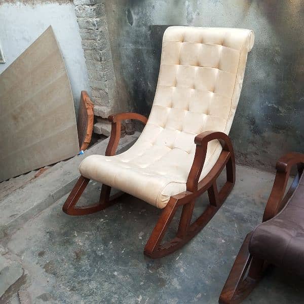 Rocking chair wooden base 7