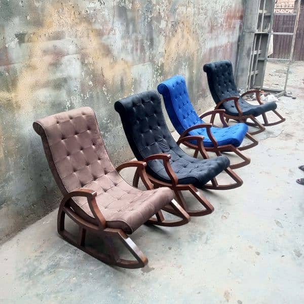 Rocking chair wooden base 8