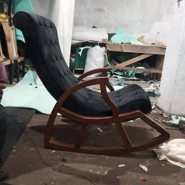 Rocking chair wooden base 10