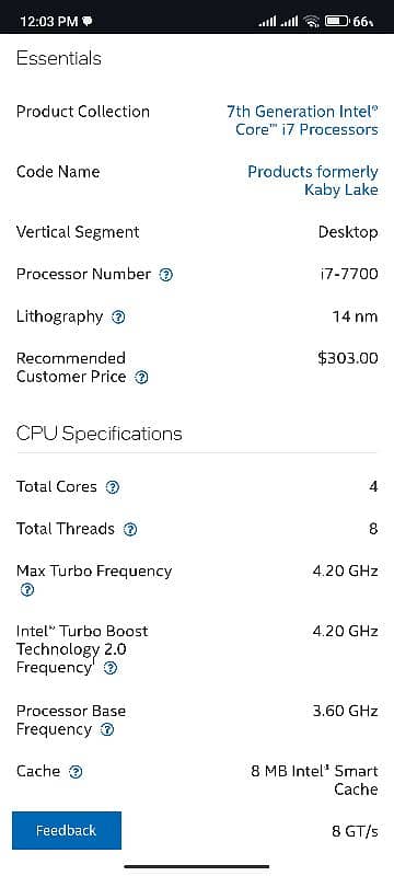 Intel Core i7 7700 Processor 2