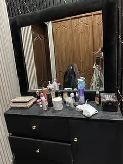 dressing table with mirror