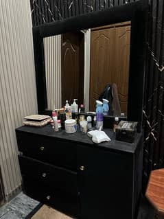 dressing table with mirror