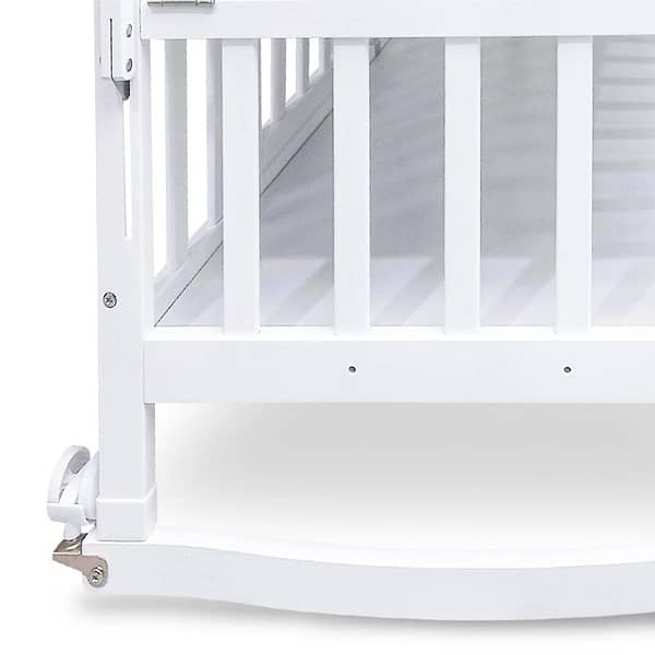 Brand New Tinnies White wooden Cot 4