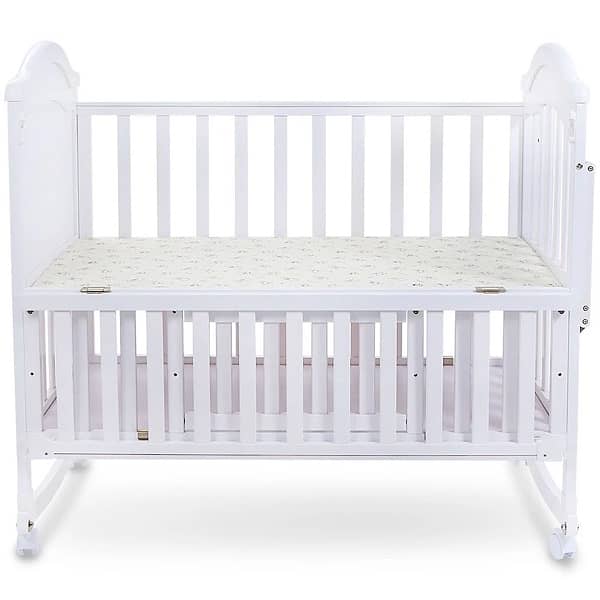 Brand New Tinnies White wooden Cot 9