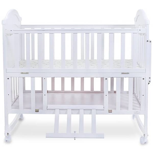 Brand New Tinnies White wooden Cot 10