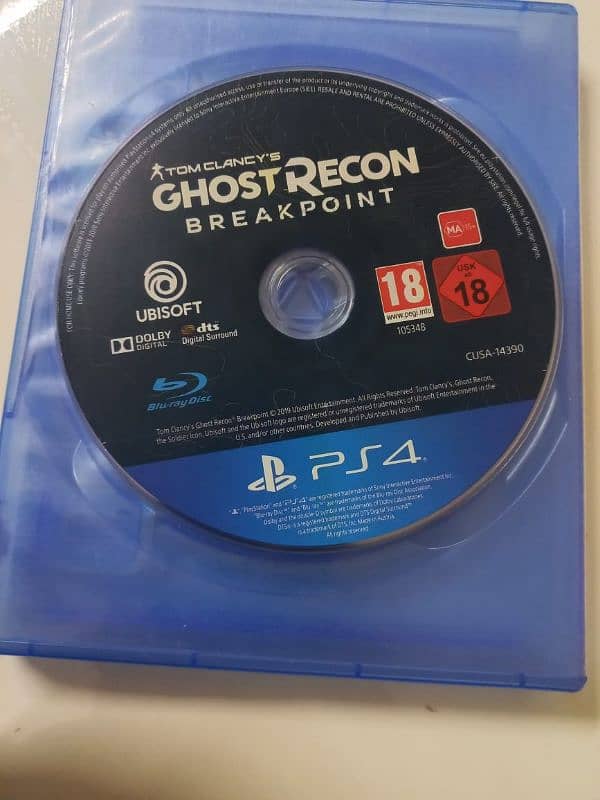 Ghost recon breakpoint CD for ps 4 0