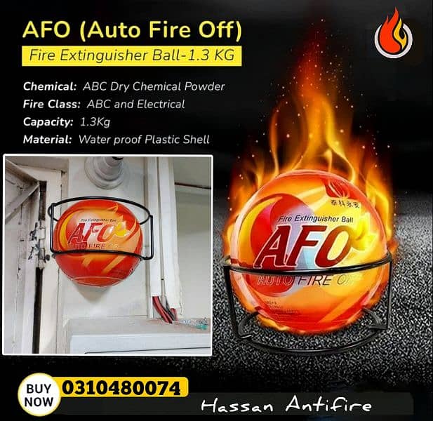 Fire Extinguisher Dcp, Co2, Afff, (0310/4800/745) 6