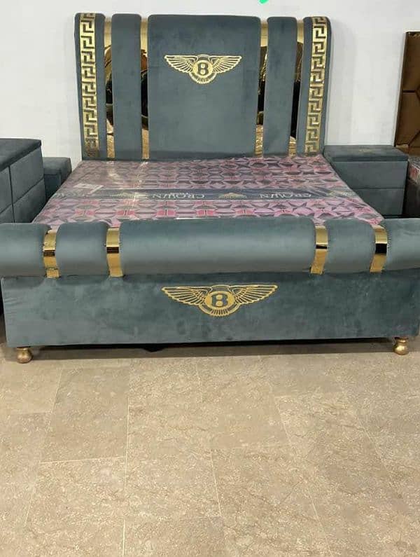 Stunning double Beds+ side tables with 10 Years Warranty+ Molty Foam 2
