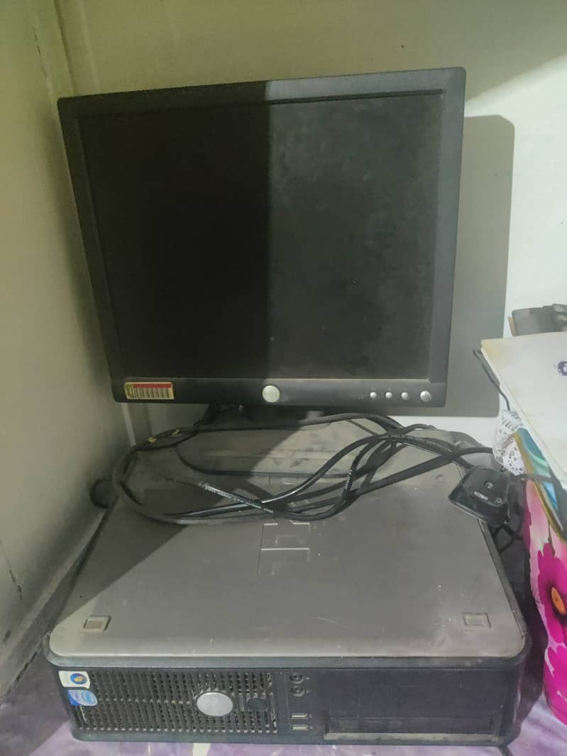 Dell Core 2 Duo with 15 inch dell lcd and Mouse, keyboard 2