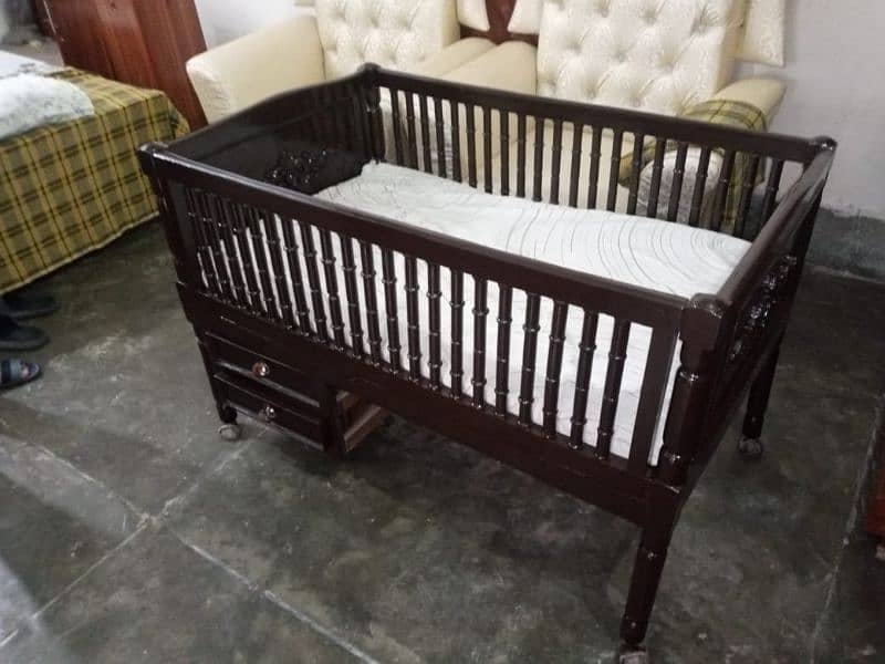 wooden baby cart 1