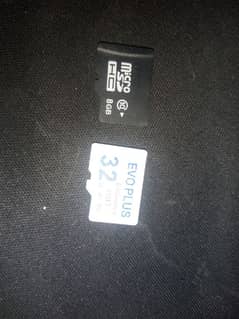 8gb memory card & 32gb memory card