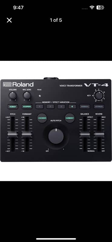 Roland Vt-4 Voice Transformer 0