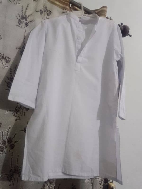 white dress shalwar qameez,5,6 year k child k ly 0