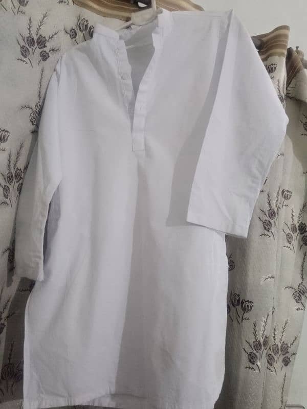 white dress shalwar qameez,5,6 year k child k ly 3