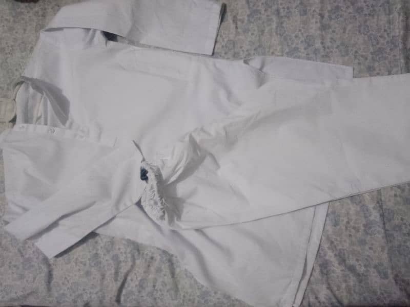 white dress shalwar qameez,5,6 year k child k ly 5