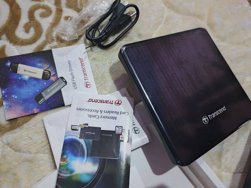 Transcend Slim Portable DVD Writer – Brand New Condition 2