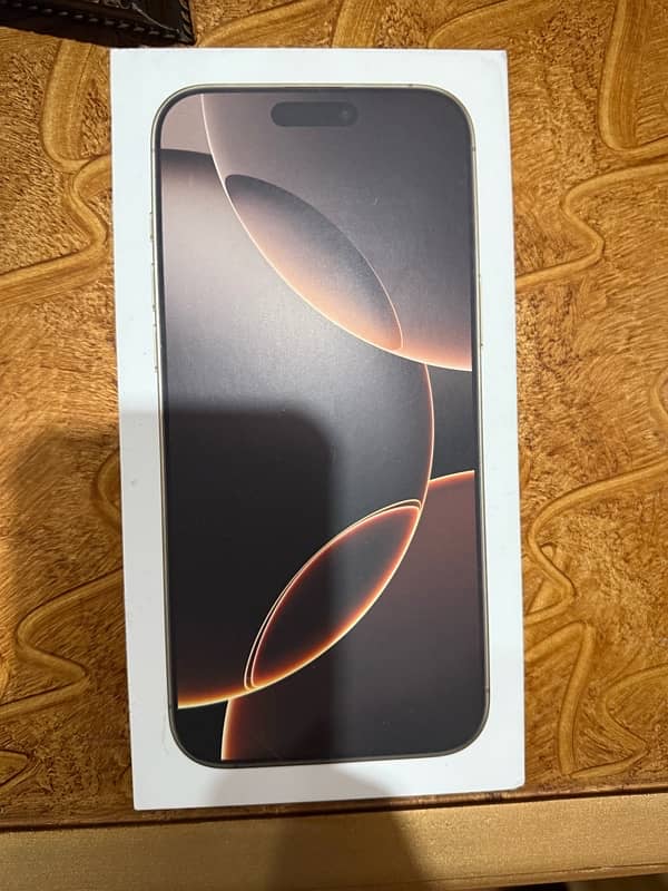 just Open New Iphone Desert Titanium 256GB Non PTA UK model 2