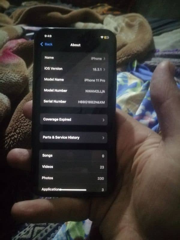 iphone 11 pro 64 FU model non pta exchange possible 3