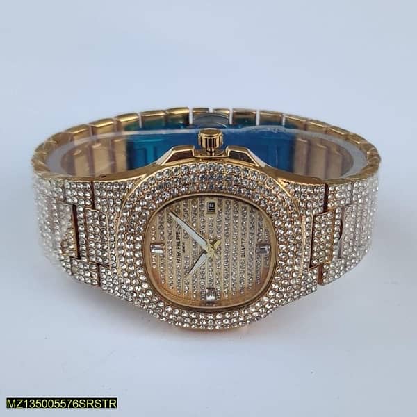 ICED OUT MEN’S WATCH GOLDEN COLOUR 2