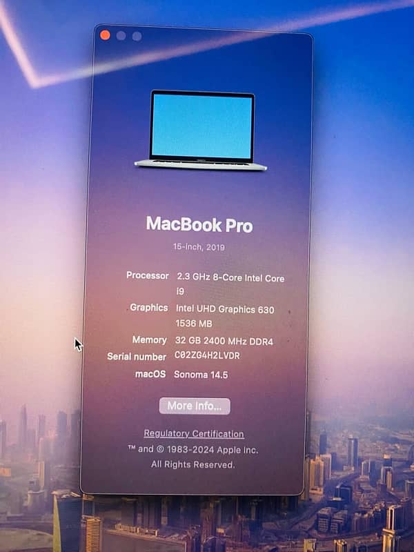 MacBook Pro 2019 4