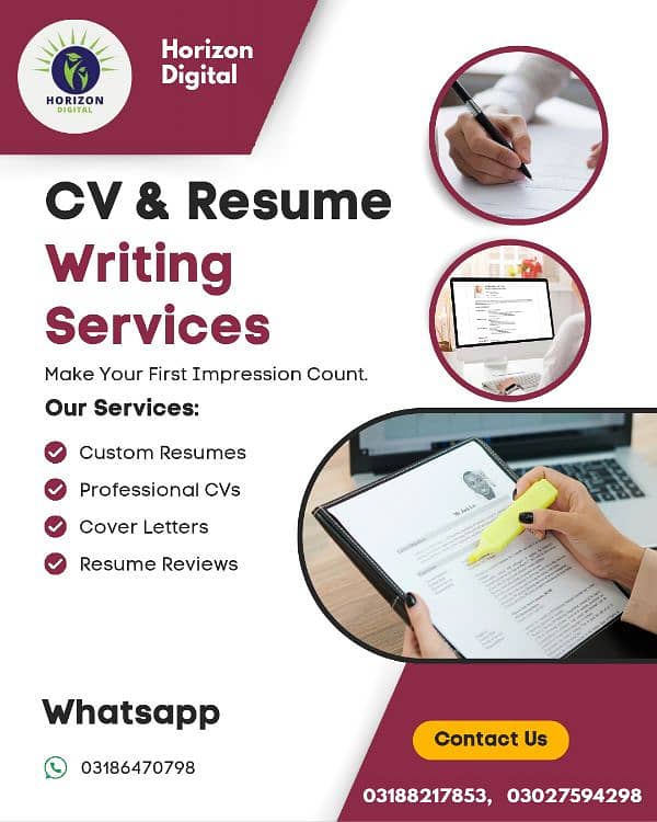 Resume and Cv Writing 0