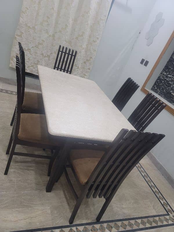 dining table with 6 chairs 1