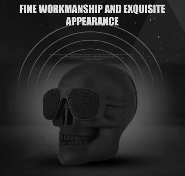 Skull Speaker Portable Wireless Bluetooth 5.2 Skull Head Speaker 0