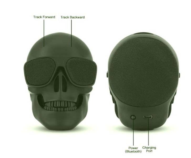 Skull Speaker Portable Wireless Bluetooth 5.2 Skull Head Speaker 2