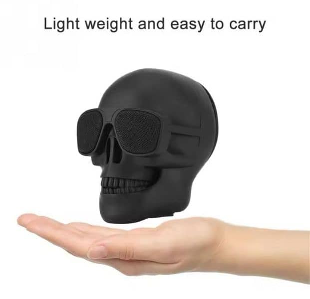 Skull Speaker Portable Wireless Bluetooth 5.2 Skull Head Speaker 5