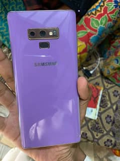 samsung note 9 with box  exchange possible 6/128 official pta approved