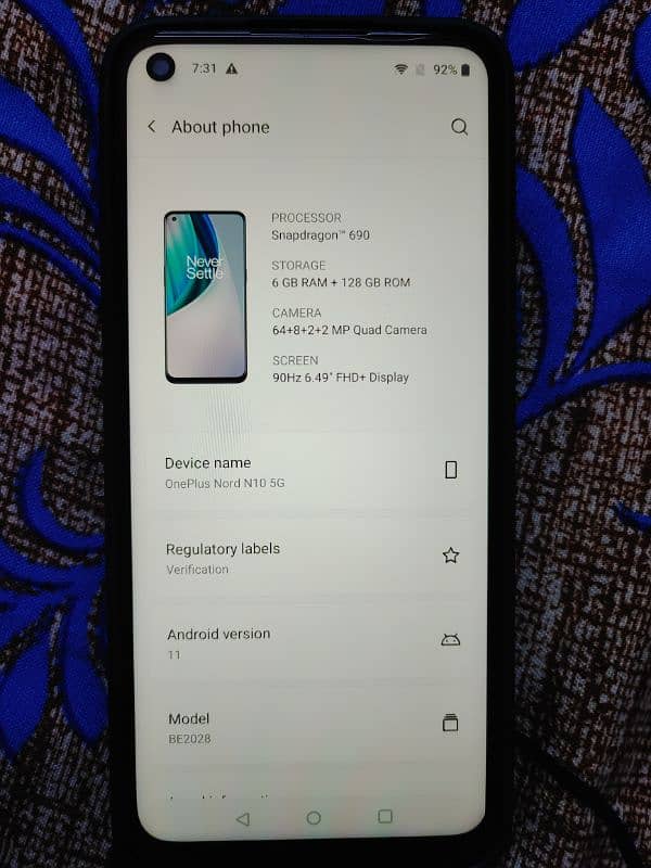 OnePlus Nord N10 5G 7