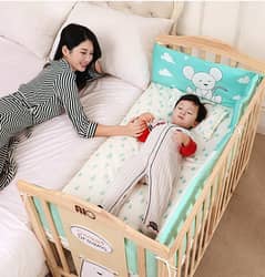 Wooden Baby Cot ( Different Models Different Prices )