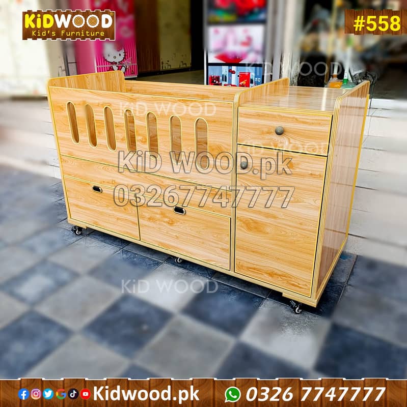 Wooden Baby Cot ( Different Models Different Prices ) 7