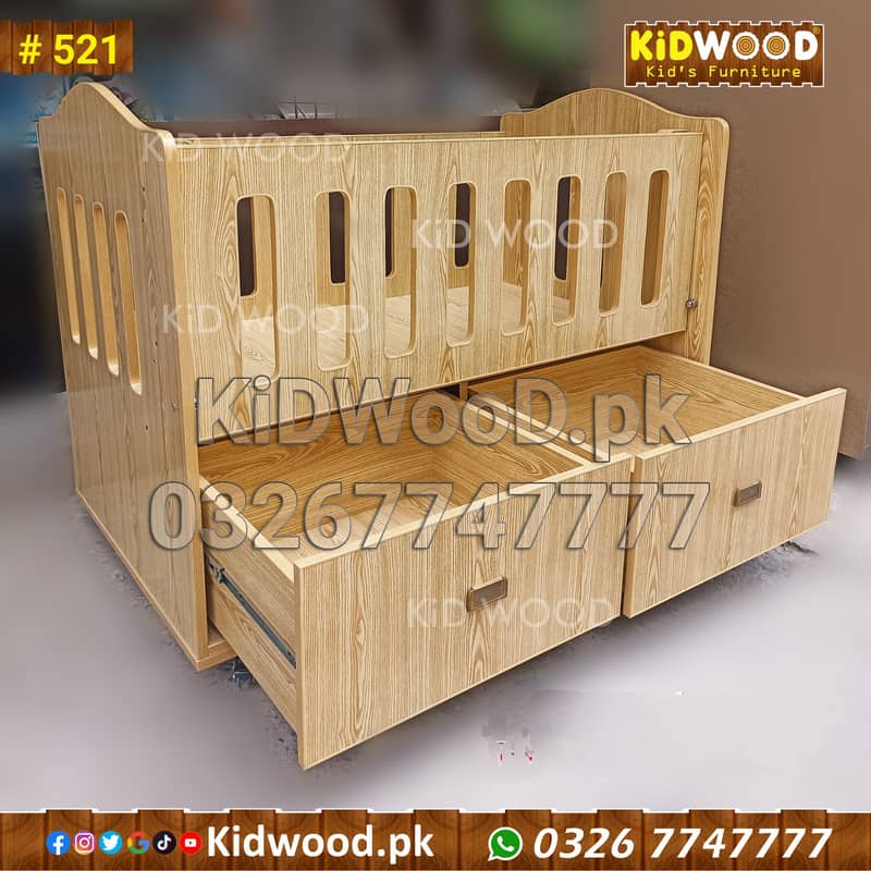 Wooden Baby Cot ( Different Models Different Prices ) 10