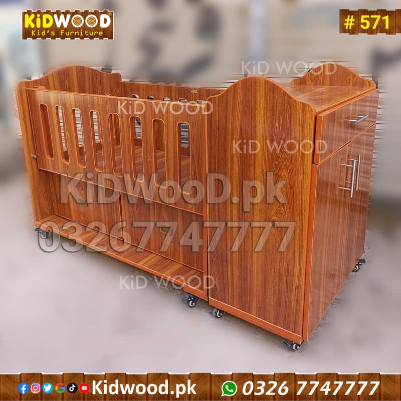 Wooden Baby Cot ( Different Models Different Prices ) 11