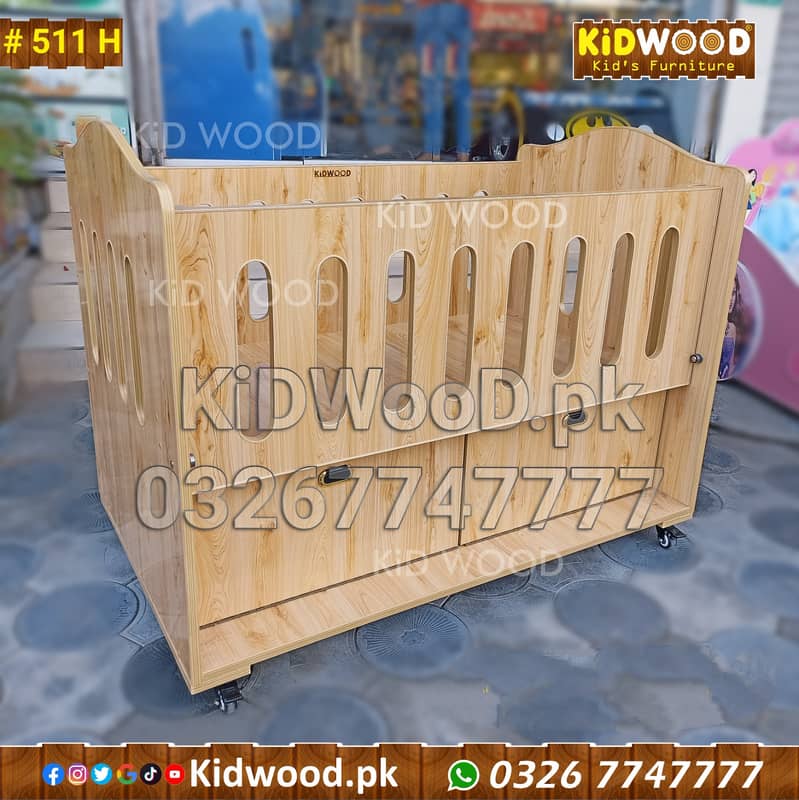 Wooden Baby Cot ( Different Models Different Prices ) 12