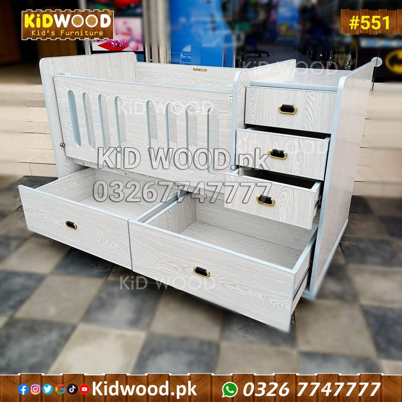 Wooden Baby Cot ( Different Models Different Prices ) 14