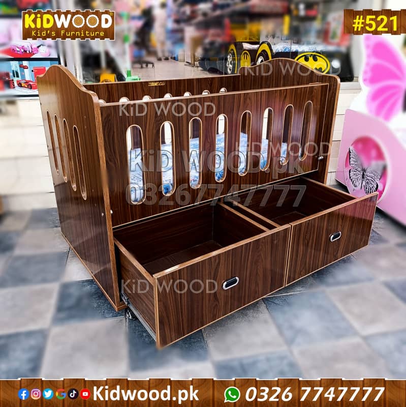 Wooden Baby Cot ( Different Models Different Prices ) 15