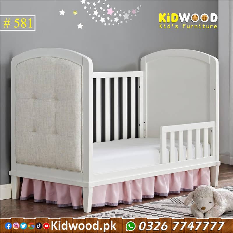 Wooden Baby Cot ( Different Models Different Prices ) 18