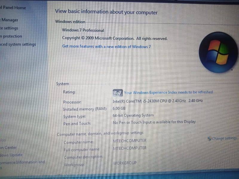 laptop for sale hp i5 2nd generation 1