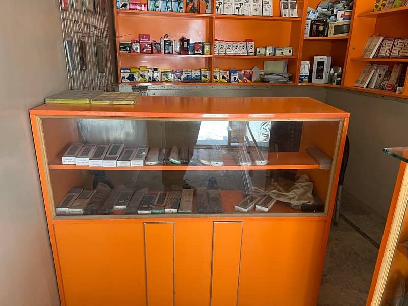 Mobile /Shop /3 Racks /and 2 Counter /For Sale / 4